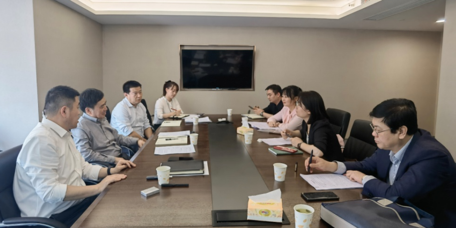 公司與經開區(qū)管委會財政局、經開渭發(fā)集團座談